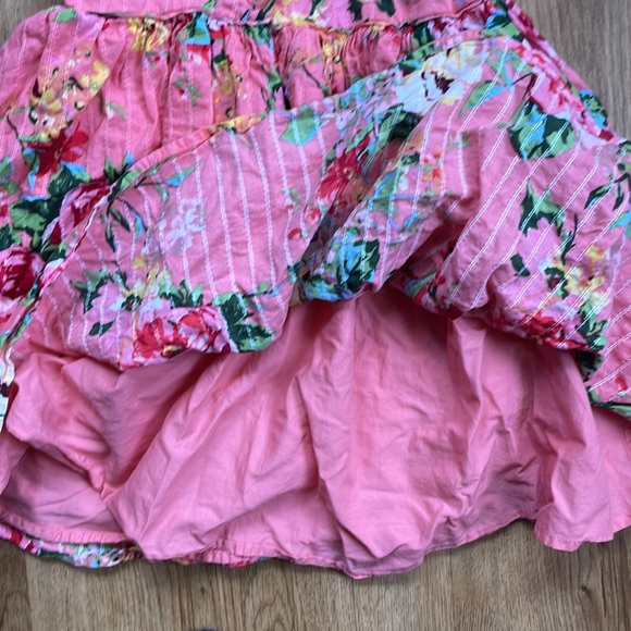 Zunie Floral Flutter Sleeve Dress 7 8 medium - Picture 6 of 6